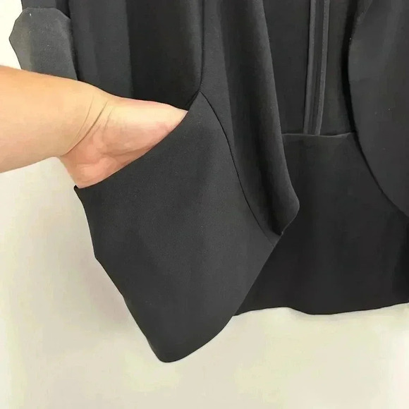 Wilfred Chevalier Jacket  Relaxed Open-Front Blazer Black Women's Size 4 - Picture 8 of 16